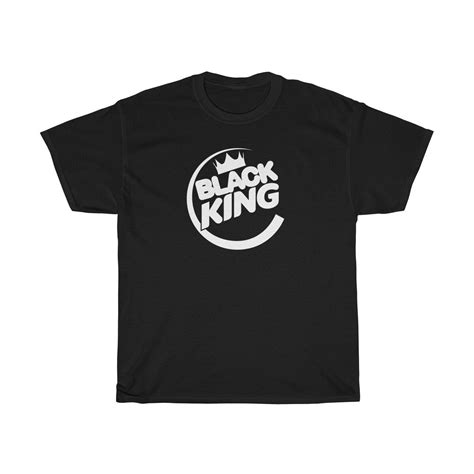 Black King T-shirt black Excellenceblack King With Crown - Etsy