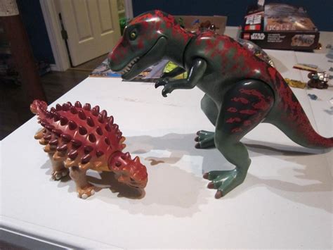 PLAYMOBIL DINOSAUR SET * Ankylosaurus T-Rex - Lot - Geobra | #1941571963