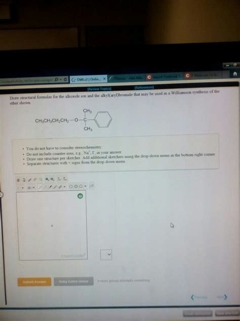 Solved Draw structural formulas for the alkoxide ion and the | Chegg.com