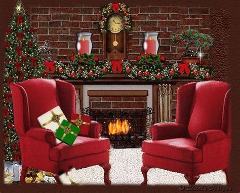 Christmas by the fireside animated,click on to view - Christmas Photo ...