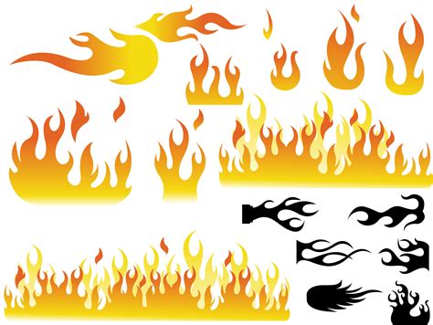 Flames Cartoon - Cliparts.co