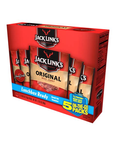 Beef Jerky Snack Packs - Original High Protein Lunch Packs | Jack Link's