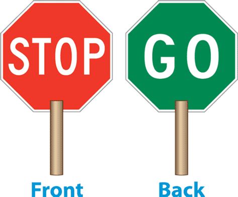 6 Best Images of Printable Go Sign - Stop and Go Signs Printable Free, Stop and Go Signs ...