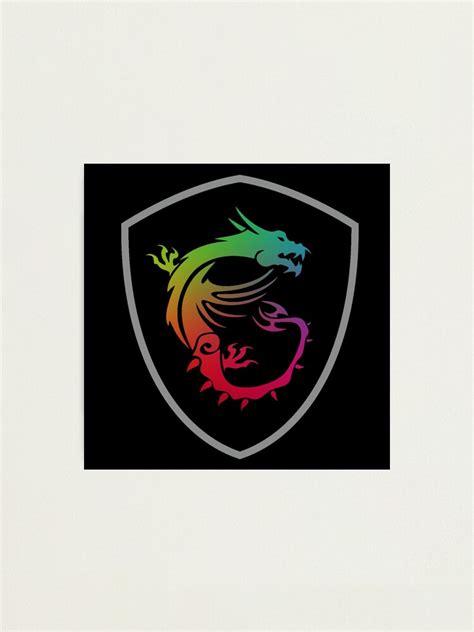 "MSI Logo RGB (Chroma)" Photographic Print for Sale by ItsAbhishek ...