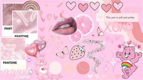 Blush Pink Aesthetic Wallpaper Collage Julia For - vrogue.co