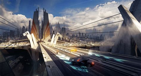 Wallpaper : Bastien Grivet, artwork, digital art, science fiction ...