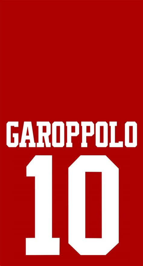 Jimmy Garoppolo Jersey Wallpaper by llu258 on DeviantArt