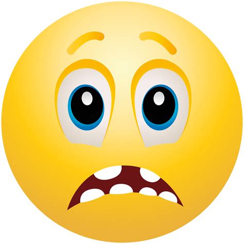 Scared Face Emoticons Transparent Background Free Transparent | Images ...