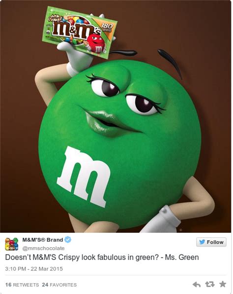 The Green M&M has turned sexy and people are not OK with it