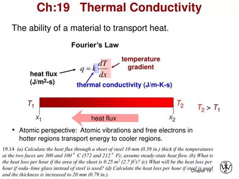 PPT - Ch:19 Thermal Conductivity PowerPoint Presentation, free download - ID:1932356