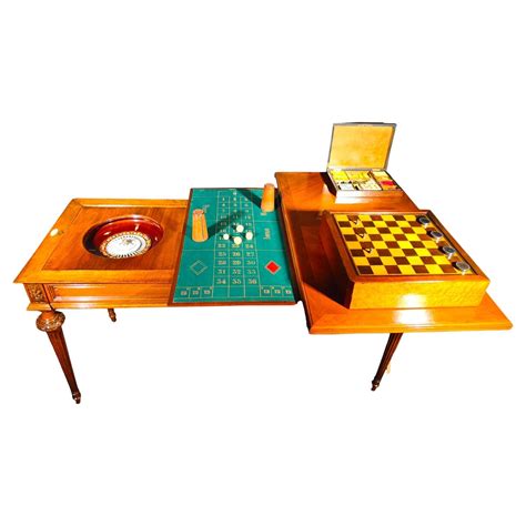 19th Century Wood Napoleon III Rosewood Kingwood Game Table, 1860s at 1stDibs