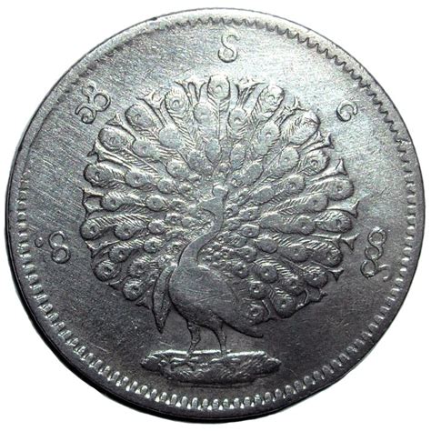 Myanmar - Kyat (Rupee), 1852 - Silver - Catawiki