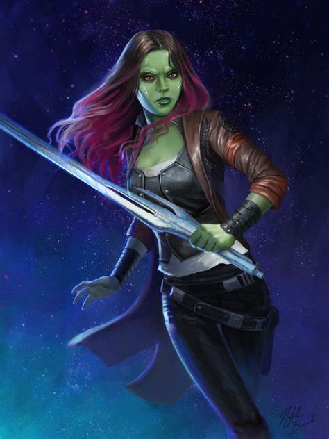 ArtStation - Gamora, Natalie Bernard Marvel Comic Universe, Comics ...