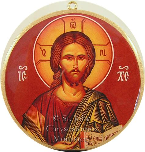 Christmas Icon Ornament | St. John Chrysostom Greek Orthodox Monastery | OMGFellowship.com John ...