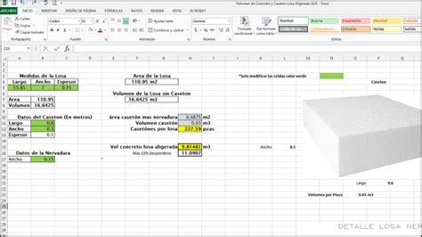 Losa Aligerada: Calcular concreto y caseton - Ingeniero Daniel RG