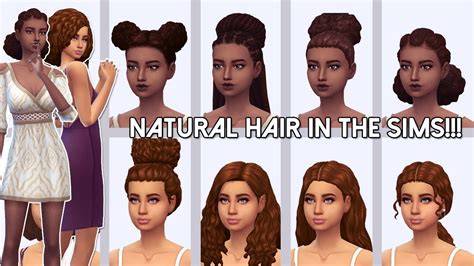 27+ Curly Maxis Match Hair Sims 4 - ClareSabaha