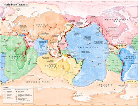 Tectonic Plates Interactive Map