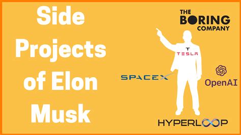 Side Projects of Elon Musk