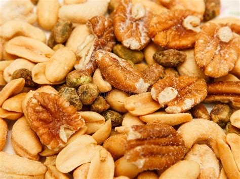 Pecans Peanuts Pistachios and Cashews Stock Image - Image of protein ...