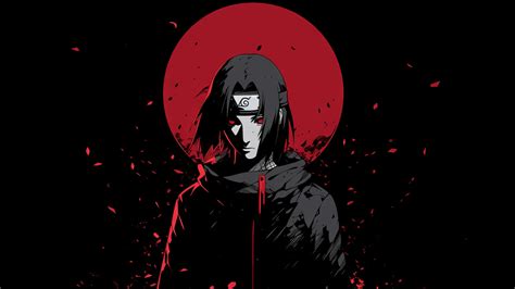 1920x1080 Resolution Sad Itachi Uchiha Minimalist HD Naruto 1080P ...