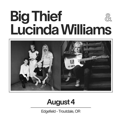 Big Thief & Lucinda Williams - Edgefield Concerts