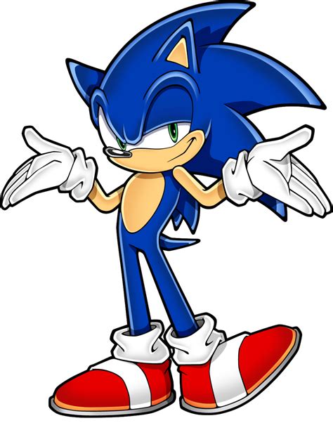 Sonic shrugging. | Sonic the Hedgehog | Know Your Meme