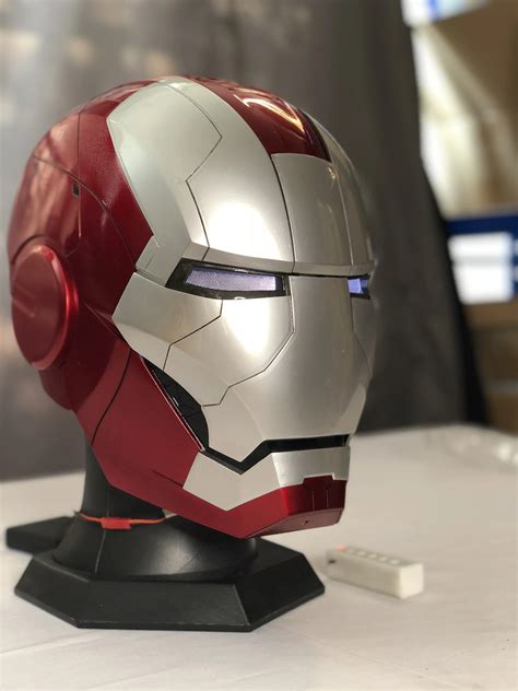 Marvel Iron Man MK5 Helmet 1/1 Scale Electric Voice Touch Control ...