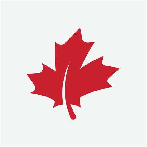 Maple leaf logo, Red maple leaf, Canada symbol, Red Canadian Maple LeafMaple leaf logo template ...