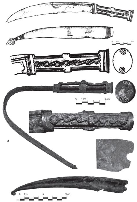 Fig. 9 - Pumnale sica Corcova cu decoraţii (apud Sîrbu et alii 1999), 2 ...