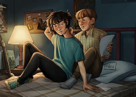 byler fan-art ☆ in 2023 | Stranger things, Fan art, Stranger