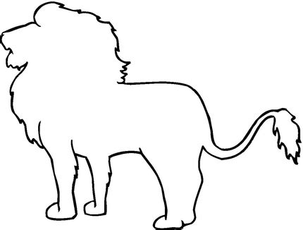 Lion Outline - ClipArt Best