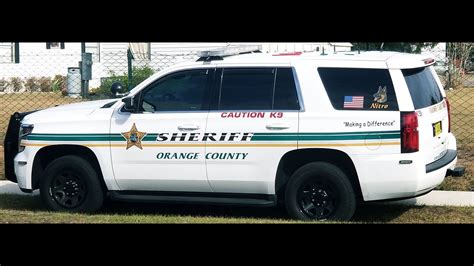 Orange County Sheriff's Office FL on scene( Two K9 Chevy Tahoe ...