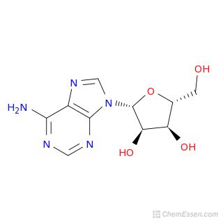 Adenosine Structure - C10H13N5O4 - Over 100 million chemical compounds ...