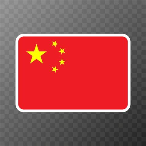 China flag, official colors and proportion. Vector illustration ...