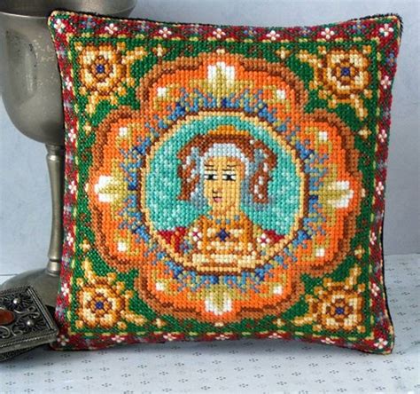 Anne of Cleves Miniature Portrait Mini Cushion Cross Stitch - Etsy