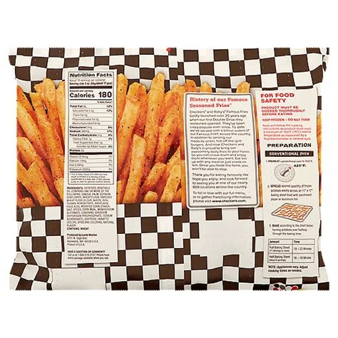 Checkers Rally's Famous Seasoned Fries, 48 Oz (Frozen ...