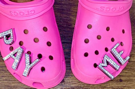 Let It Shine Letter Croc Charm Letters Jibbitz Stocking | Etsy