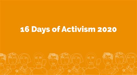 16 Days of Activism 2020 materials