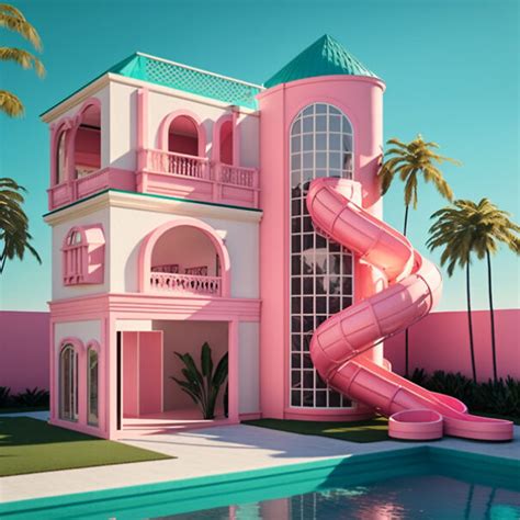 I Used AI To Reimagine Barbie Dream Houses In Real Life | Bored Panda