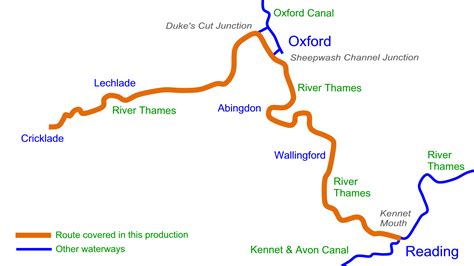 River Thames (Upper) Maps – Waterway Routes