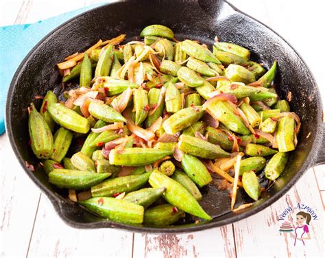 Make perfectly sauteed okra that's not slimy or sticky. Made with onions, ginger, garlic, and a ...