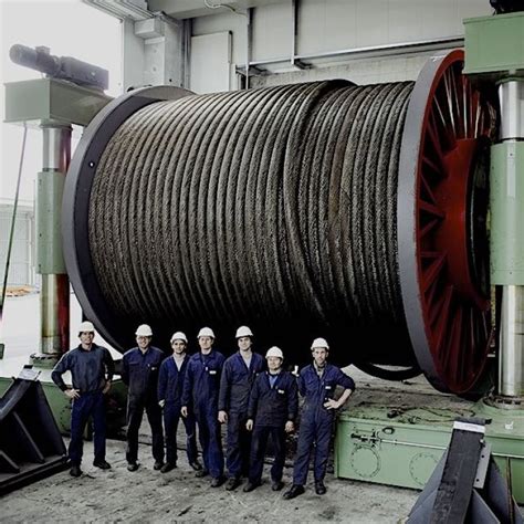 World Record (438 Ton) for the heaviest wire rope ever manufactured ...