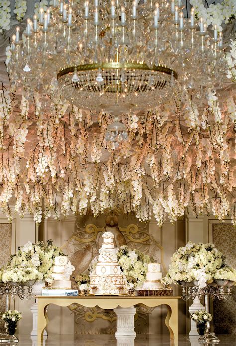 White wedding setup at Palazzo Versace Dubai #Dubaihotels #weddings #whitewedding #flowers # ...