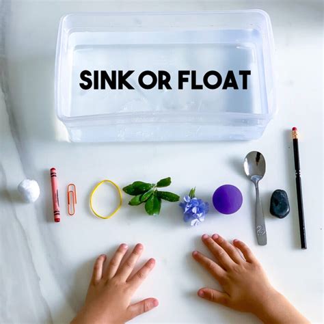 Sink or Float Experiment - All About Density! - 7 Days of Play