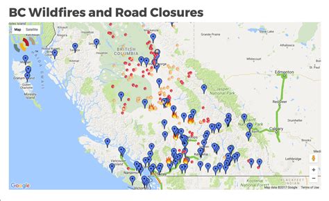 Bc Wildfire Map : Analyzing Air Tanker Placement Relative To Wildfire Risk In Bc / Updates on ...