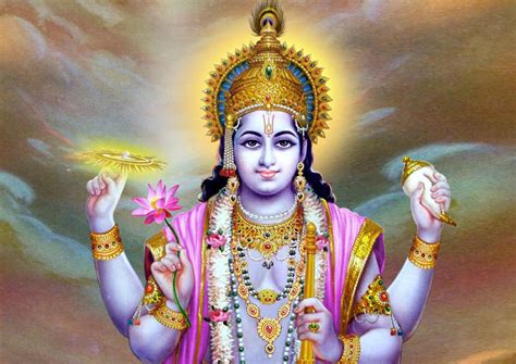 Why is Lord Vishnu Blue in Color?