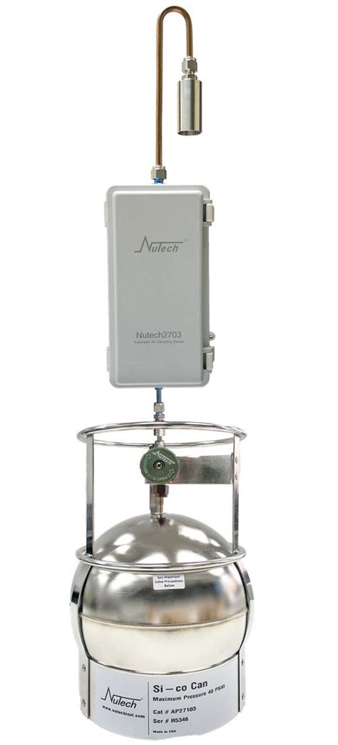 Nutech VOC Sampling Device |Nutech Instruments Inc