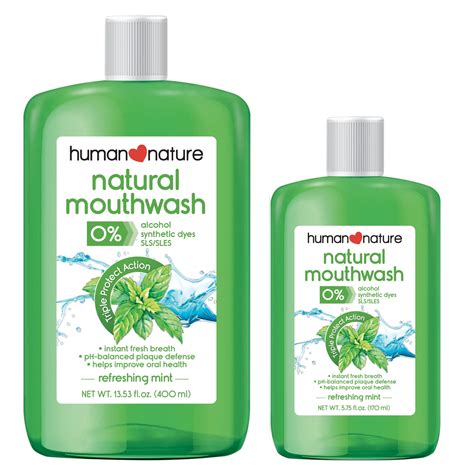 Natural Mouthwash - Human Nature Singapore - Cosmetics with 100% No ...