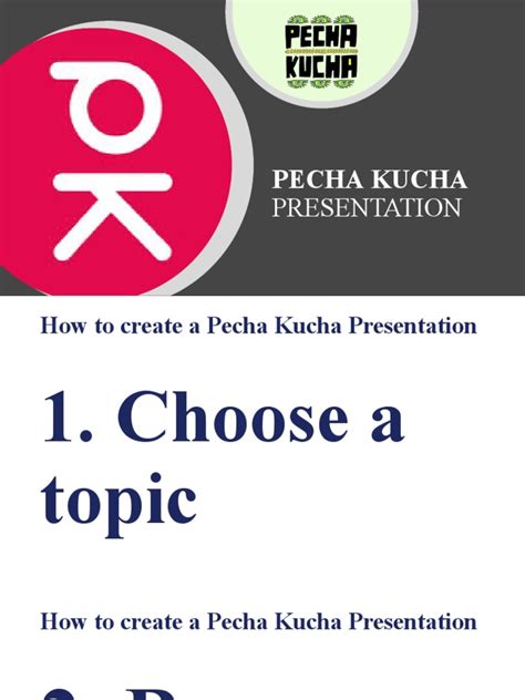 Pecha Kucha Presentation | PDF