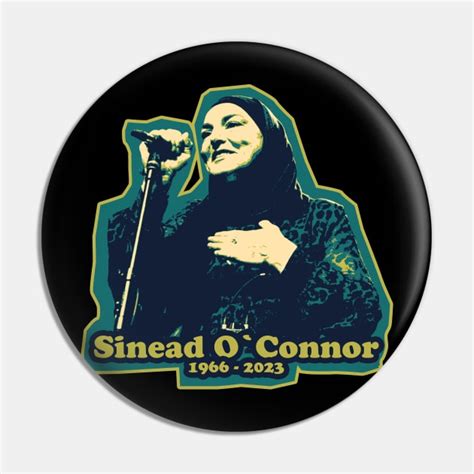 Sinead o'connor retro - 1966-2023 - Sinead Oconnor - Pin | TeePublic